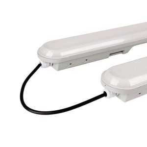 Pack x 20 - Plafoniera stagna LED collegabile - 9W - 60cm - IP65 - 4000K