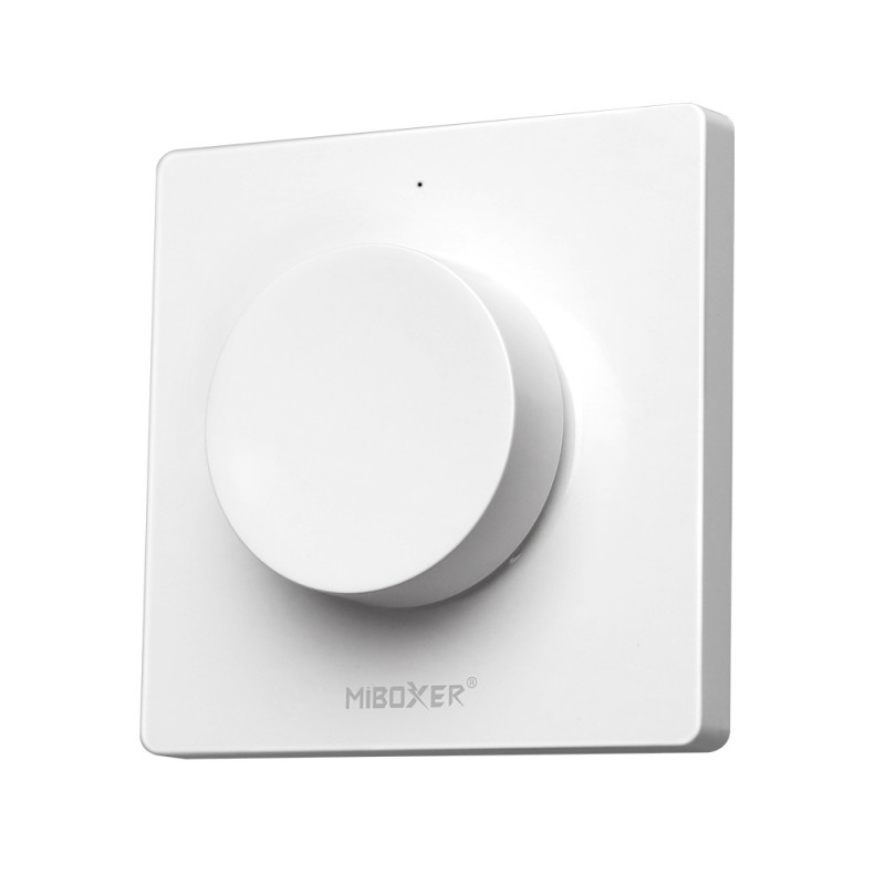 Controller con rotella RF - Monocolore + CCT - Base magnetica - Mi Light - Bianco