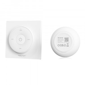 Mini controller RF - Monocolore + CCT - Base magnetica - Mi Light - Bianco