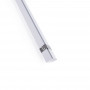 Profilo angolare in alluminio con diffusore - Kit completo - 20 x 20 mm - Striscia LED fino a 10 mm - 2