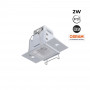 Faretto lineare LED incasso a scomparsa - 2W - UGR18 - CRI90 - Bianco