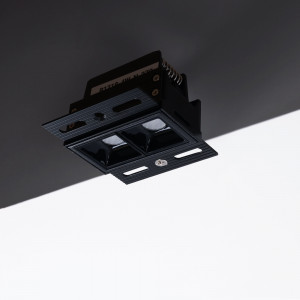 Faretto lineare LED incasso a scomparsa - 4W - UGR18 - CRI90 - Nero