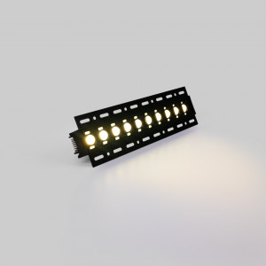 Foco lineal LED integrable en pladur - 20W - UGR18 - CRI90 - Negro