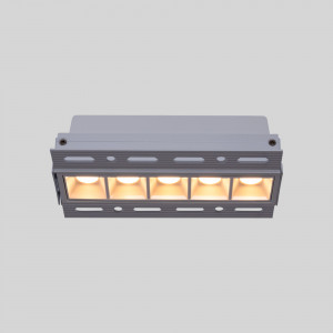 Faretto lineare LED incasso a scomparsa - 12W - UGR18 - CRI90 - Bianco