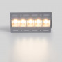 Faretto lineare LED incasso a scomparsa - 12W - UGR18 - CRI90 - Bianco