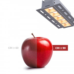 Faretto lineare LED incasso a scomparsa - 12W - UGR18 - CRI90 - Bianco