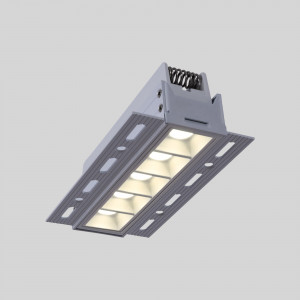 Faretto lineare LED incasso a scomparsa - 12W - UGR18 - CRI90 - Bianco