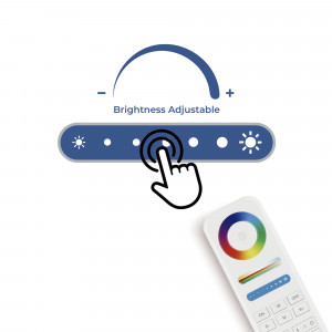 Apparecchio lineare RGB + CCT a binario magnetico - 12W - Mi Light - Bianco