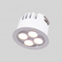 Downlight LED rotondo da incasso 8W - Chip Osram - UGR18 - Taglio Ø 58mm - Bianco