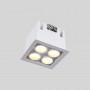 Downlight LED quadrato da incasso 8W - Chip Osram - UGR18 - Taglio 48 x 48 mm - Bianco