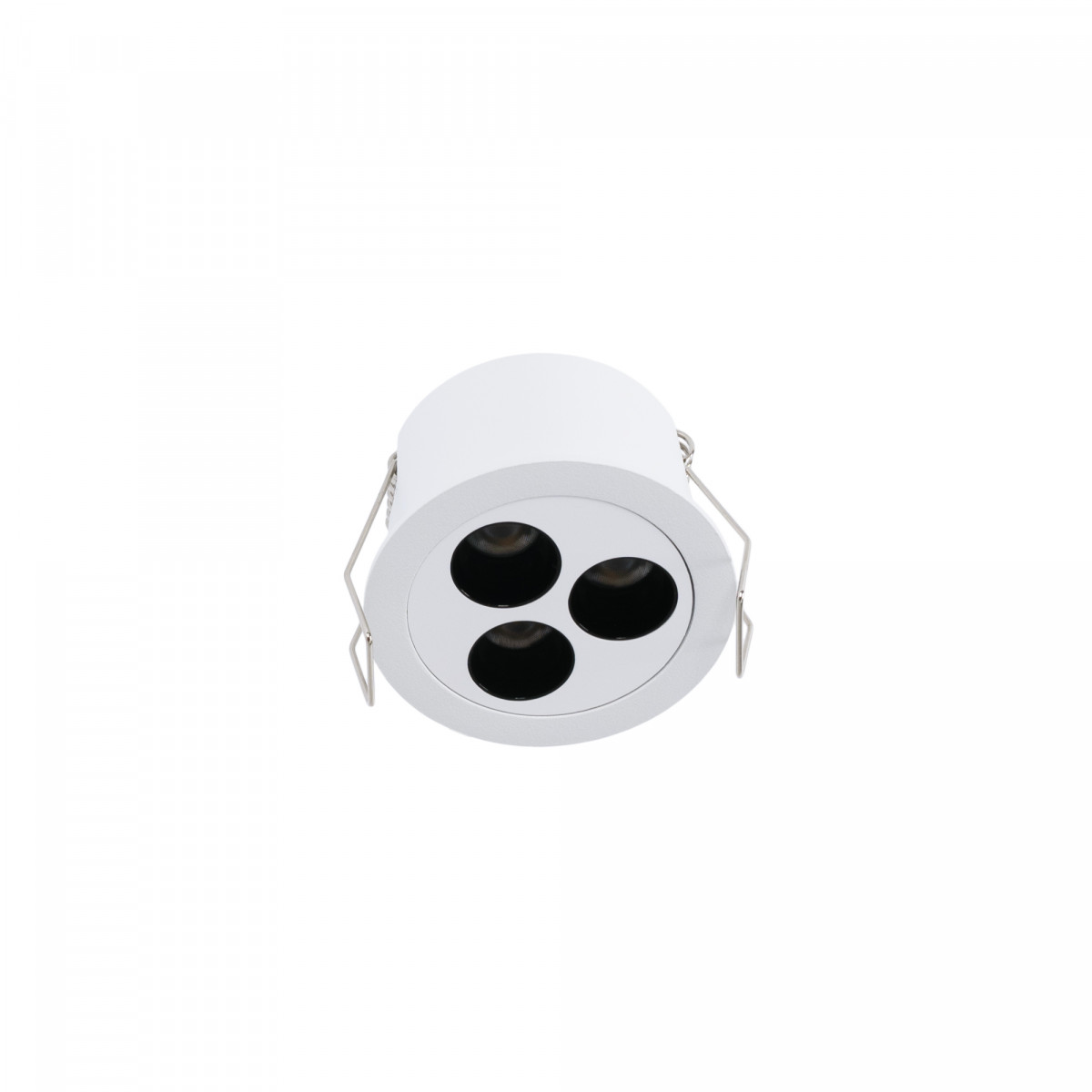 Downlight LED rotondo da incasso 6W - UGR18 - Taglio Ø 55 mm - Bianco