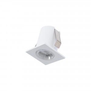 Downlight LED quadrato da incasso 2W - Chip Osram - UGR18 - Taglio Ø 25mm - Bianco