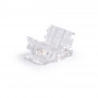 Connettore Hippo monocolore COB per striscia LED - PCB 10mm - 2 pin - IP20 - Max 24V