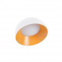 Lampada da soffitto LED obliqua CCT 12W - Effetto legno - ø35cm