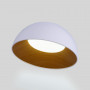 Lampada da soffitto LED obliqua CCT 24W - Effetto legno - ø50cm