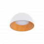 Lampada da soffitto LED CCT 12W - Effetto legno - ø35cm