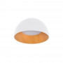 Lampada da soffitto LED CCT 12W - Effetto legno - ø35cm