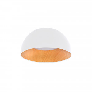 Lampada da soffitto LED CCT 12W - Effetto legno - ø35cm