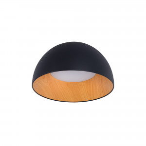 Lampada da soffitto LED CCT 12W - Effetto legno - ø35cm