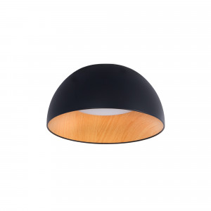 Lampada da soffitto LED CCT 12W - Effetto legno - ø35cm