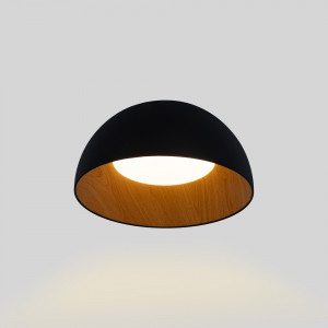 Lampada da soffitto CCT 12W LED - Effetto legno - ø35cm