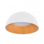 Lampada da soffitto LED CCT 24W - Effetto legno - ø50cm