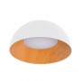 Lampada da soffitto LED CCT 24W - Effetto legno - ø50cm