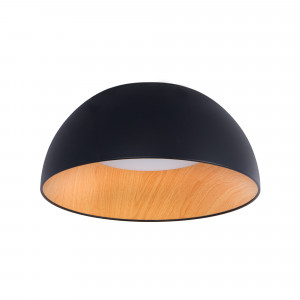 Lampada da soffitto LED CCT 24W - Effetto legno - ø50cm