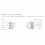 Controller RGB+CCT 12-48V DC - 25A (5A/canale) - RF 2.4G - Dimmer PUSH - Skydance