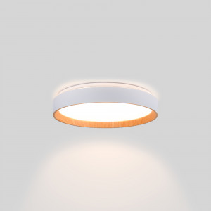 Plafoniera LED CCT 24W - Effetto legno - Ø40cm