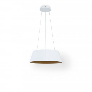 Lampada a sospensione LED CCT 24W - Effetto legno - ø46cm