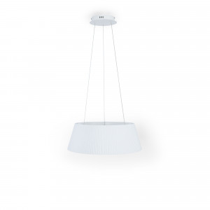 Lampada a sospensione LED CCT 24W - Effetto legno - ø46cm