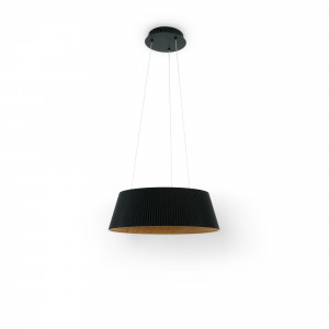 Lampada a sospensione LED CCT 24W - Effetto legno - ø46cm