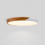 Plafoniera LED CCT 36W - Legno e policarbonato - ø50cm - IP22