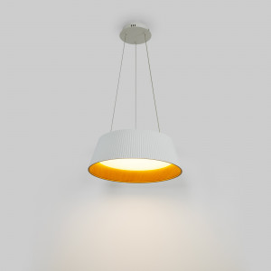 Lampada a sospensione LED CCT 24W - Effetto legno - ø46cm