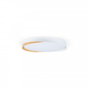 Plafoniera LED CCT 24W - Effetto legno - ø40cm - IP22