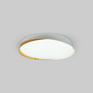 Plafoniera LED CCT 36W - Effetto legno - ø50cm - IP22