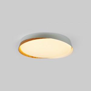 Plafoniera LED CCT 36W - Effetto legno - ø50cm - IP22