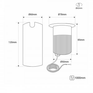 dimensioni beacon ba50025-bc