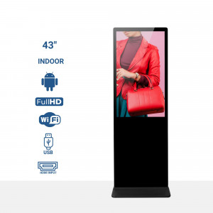 Display pubblicitario per interni LCD Full HD 43" - Non touch - Android