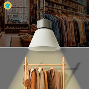 Campana LED per moda e retail 36W - CRI90 - 3000K - Driver KeGu