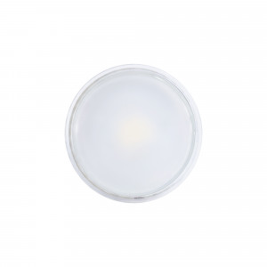 KIT Anello downlight quadrato 93x93mm (bianco/champagne) + Lampadina GU10 5,4W + Portalampada