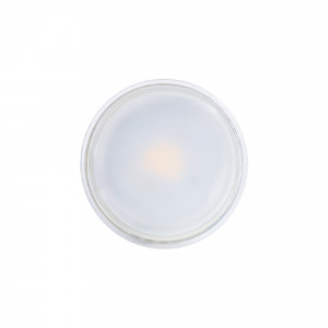 KIT Anello downlight quadrato 93x93mm (bianco/champagne) + Lampadina GU10 5,4W + Portalampada