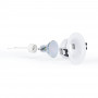 KIT Anello da incasso Ø86mm (bianco) + Lampadina GU10 5,4W + Portalampada