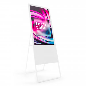 Totem pubblicitario pieghevole LCD Full HD da 43" - Android - Interno | totem pubblicitari