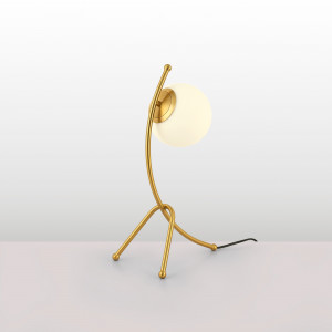 Lampada da tavolo a sfera di cristallo "Flix" | lampade da tavolo design