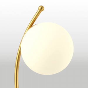 Lampada da tavolo a sfera di cristallo "Flix" | lampade da tavolo design