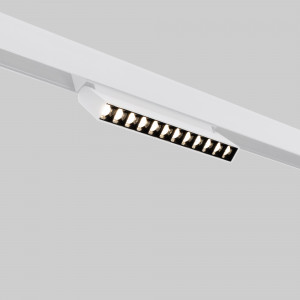 Faretto lineare orientabile per guida magnetica 48V- 12W - 4000K - Chip OSRAM - UGR18 - Bianco | illuminazione a binario design