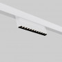 Faretto lineare orientabile per guida magnetica 48V- 12W - 4000K - Chip OSRAM - UGR18 - Bianco | illuminazione a binario design