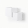 Applique da parete in gesso "Cube" - 2 x G9 | lampade da parete